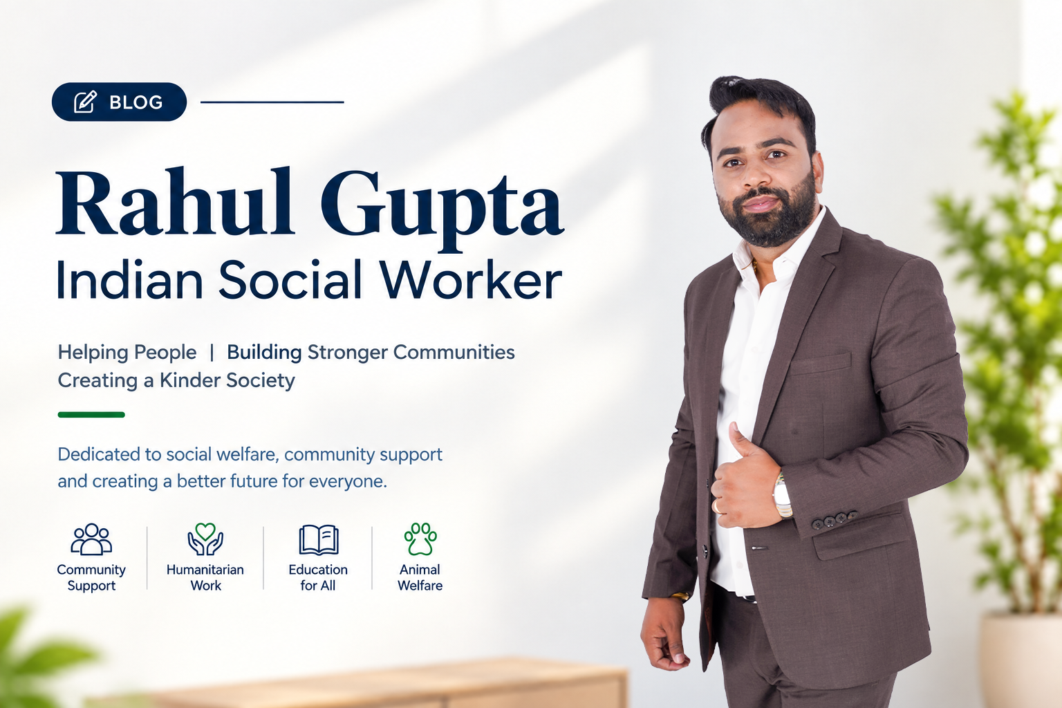 Rahul Gupta – Indian Social Worker