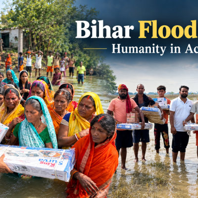Bihar Flood Relief Efforts: Rahul Gupta Reaches Out to People in Need